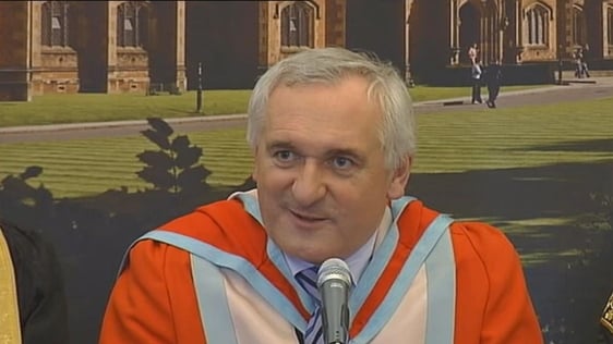 Former Taoiseach Bertie Ahern receives honorary doctorate at Queen's University Belfast (2008)
