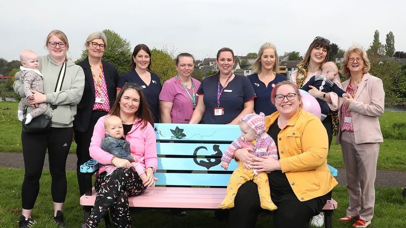 The benches are located in St Dominic's Park in Drogheda and on the grounds of Louth County Hospital in Dundalk
