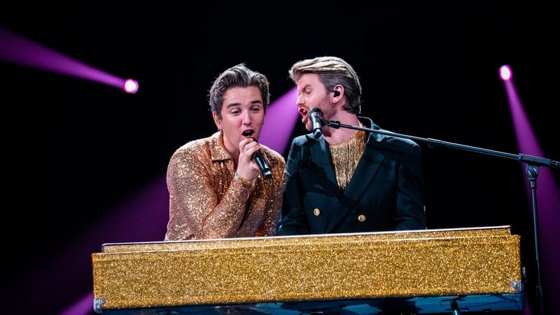 Conor O'Donohoe and David Whelan of Wild Youth (Pic: Chloe Hashemi/EBU)