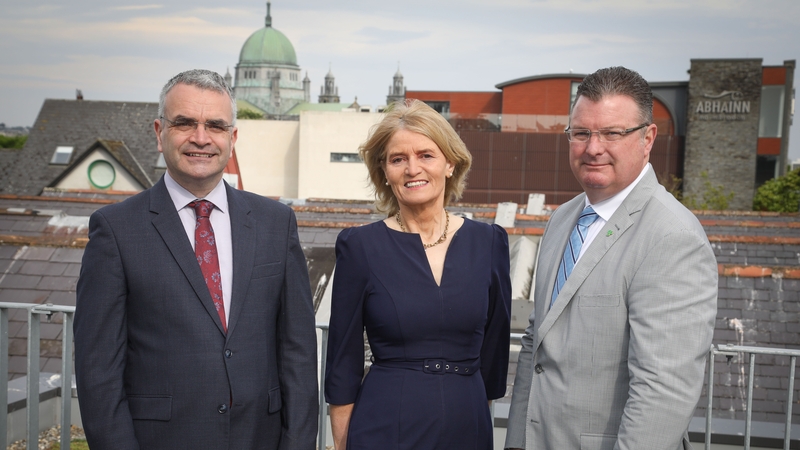 Minister of State for Trade Promotion, Digital &Company Regulation, Dara Calleary, Mary Buckley - Executive Director IDA Ireland and Pat ODonnell, the CEO of Ministry Brands