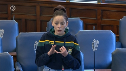 Senator Eileen Flynn told today's hearing that 'things are moving in the right direction'