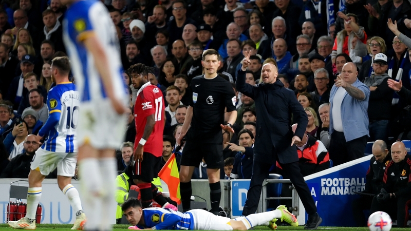 Defeat for Ten Hag's side means they were unable to extend their points gap over Liverpool