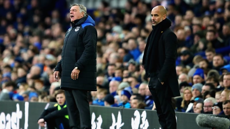 'Big Sam' will be up against Pep Guardiola again at the Etihad on Saturday afternoon