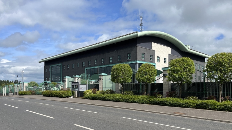 The man was forced to drive the car to Omagh Police Station