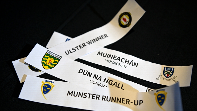 Two draws will follow the weekend's action
