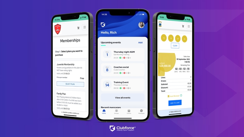 Clubforce NextGen is designed to significantly reduce the growing administrative burden on club volunteers