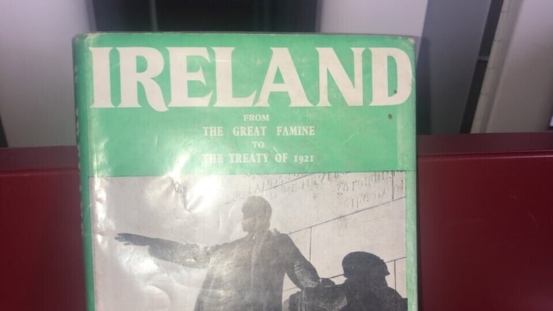 The book entitled 'Ireland from Great Famine to the Treaty of 1921' was due to be returned on 9 September 1976