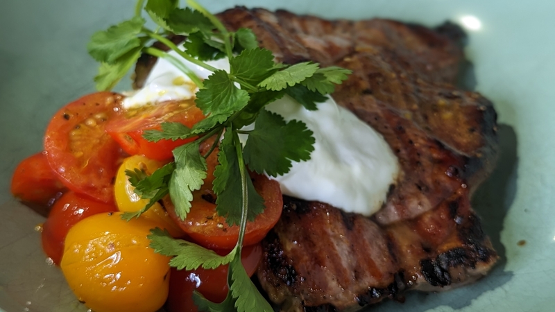 An aromatic take on lamb chops, perfect for summer.