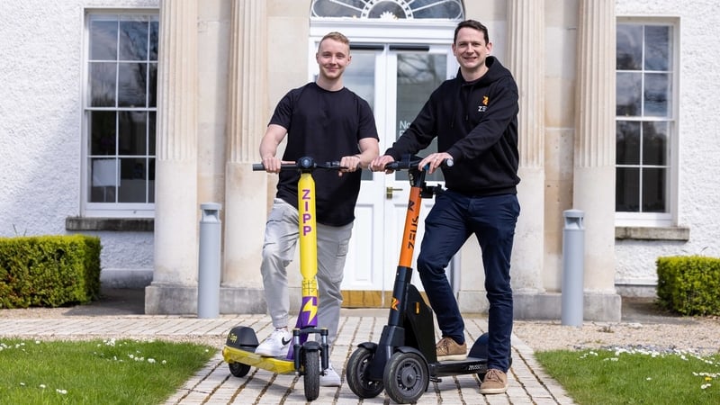Charlie Gleeson, founder and CEO of Zipp Mobility and Ronan Garvey, Chief Product Officer at Zeus