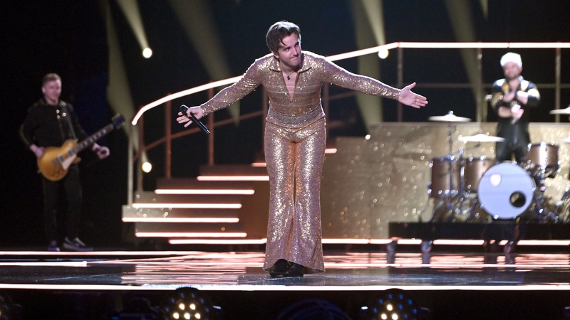 Wild Youth during Eurovision rehearsals in Liverpool on Monday Photo: Getty Images