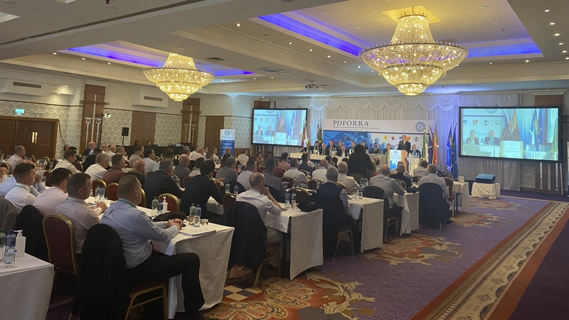 Michéal Martin addressing the association that represents 6,500 enlisted members of the Army, Naval Service and Air Corps