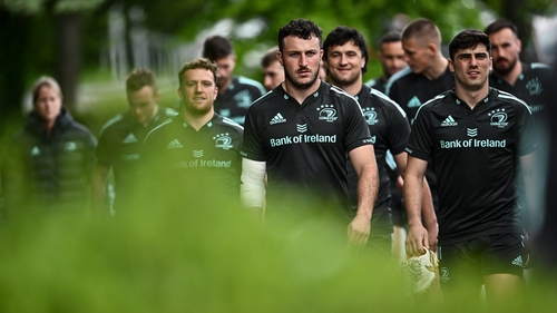 Will Connors (centre) could come into the Leinster team this week
