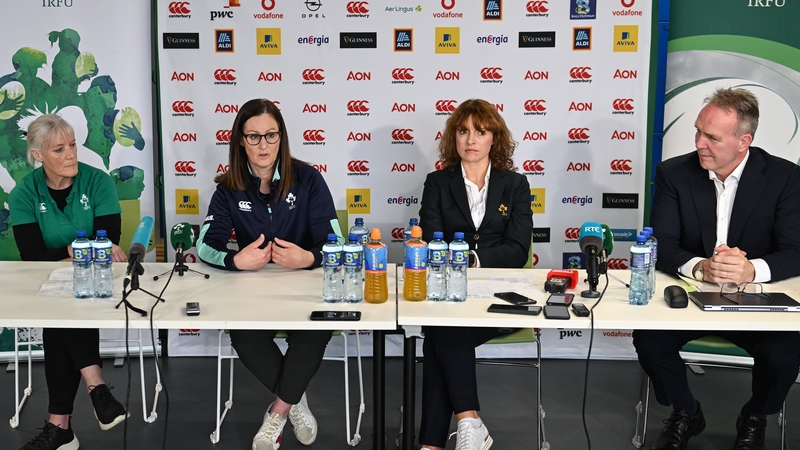 Gillian McDarby (2l) reckons Ireland can compete for a title within the ext five years