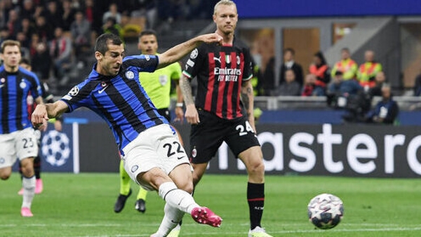 Henrikh Mkhitaryan scored Inter's second