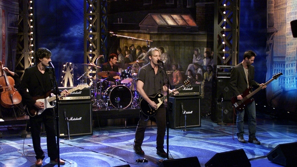 Keanu dig it? Dogstar performing on the Tonight Show With Jay Leno on July 10, 2000. (Photo by: Paul Drinkwater/NBC/NBCU Photo Bank)