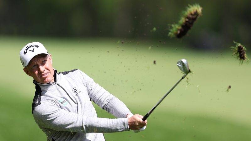 Simon Forsstrom is a shot clear of the field