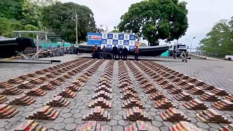 The semi-submersible vessel was intercepted Tuesday on its way to Central America