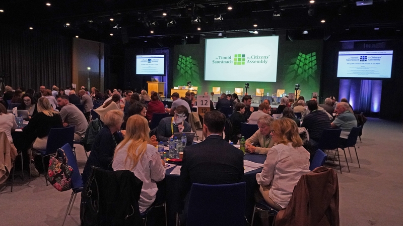 The second meeting of the Assembly, which began last month, is taking place at Dublin Castle