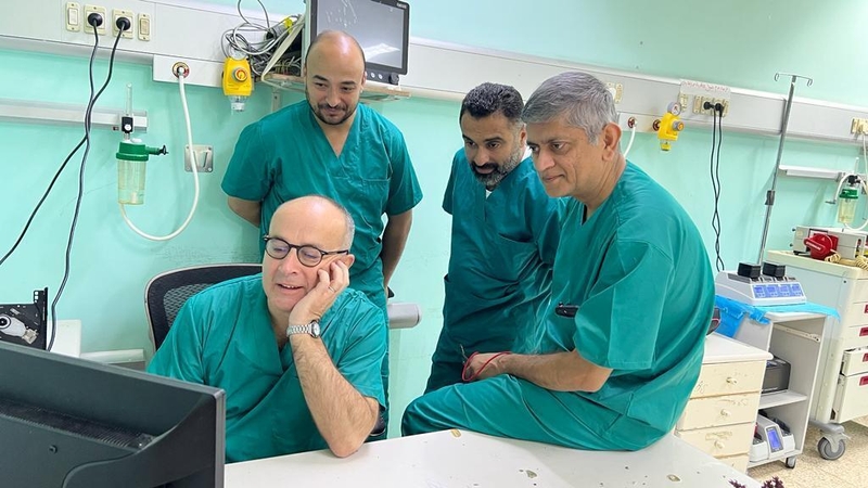 Professor Nick Maynard has been travelling to Gaza since 2012 and the West Bank in Palestine since 2007 to teach medical students