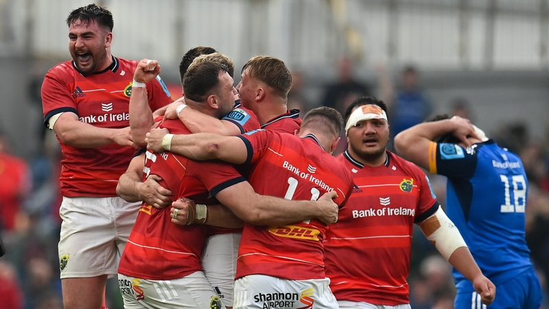 Munster booked their place in the final with a 16-15 win against Leinster