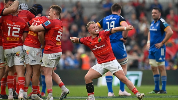Craig Casey celebrates at the final whistle