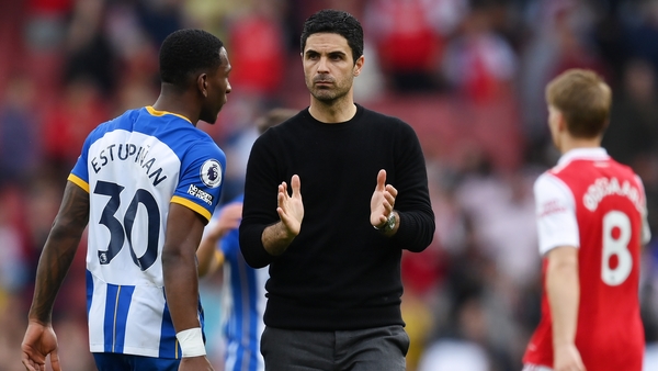 The Gunners boss was left frustrated after the defeat to the Seagulls