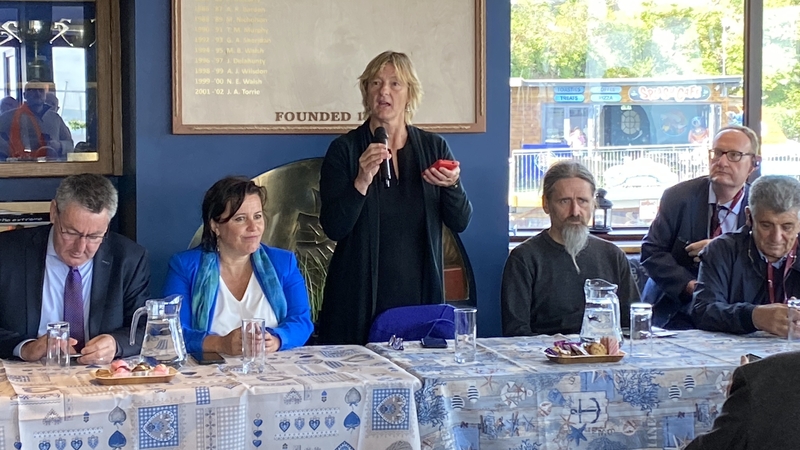 Green Party MEP Grace O'Sullivan is leading the delegation of MEPs