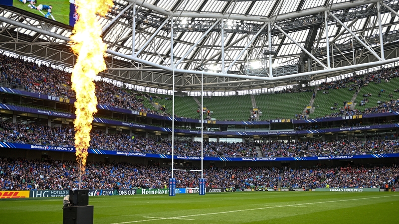 Leinster fans at the semi-final against Toulouse