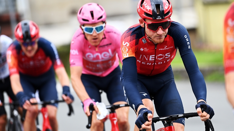 Tao Geoghegan Hart was injured during Stage 11