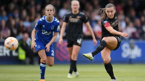 Katie McCabe lashes home from range