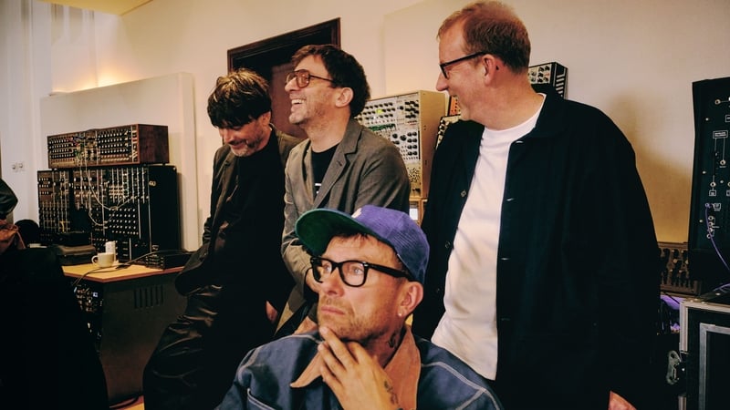 Blur: "This is an aftershock record, reflection and comment on where we find ourselves now." Photo credit: Reuben Bastienne-Lewis