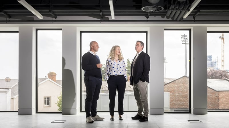 Damian Skendrovic, EMEA CEO of Logicalis, Mairead Malone, Sales Director for Ireland, Logicalis UK&I and Alex Louth, Managing Director, Logicalis UK&I