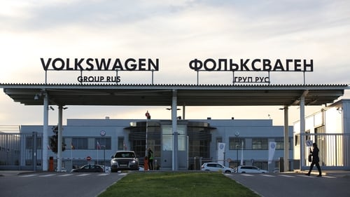 The Volkswagen Group Rus plant in Kaluga in Russia