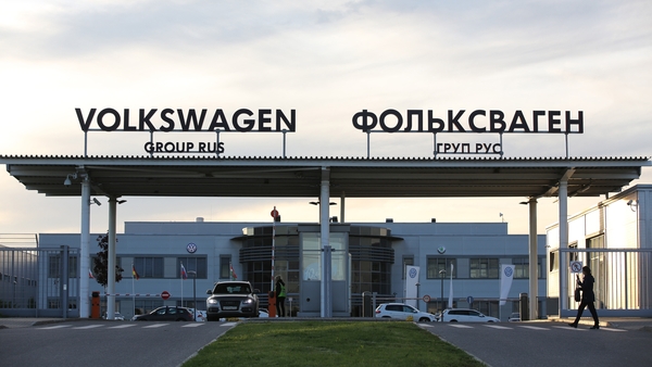 The Volkswagen Group Rus plant in Kaluga in Russia