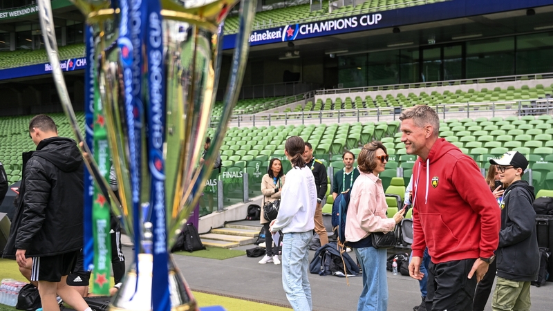 Ronan O'Gara at the Aviva Stadium on Friday afternoon