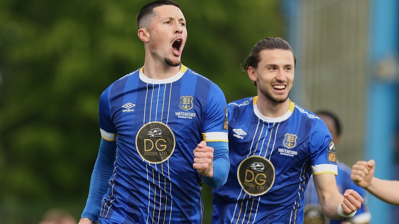 Ronan Coughlan (L) has scored 18 goals in 15 league games