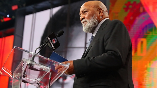 Jim Brown at the 2018 NFL Draft