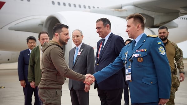 Volodymyr Zelensky has been meeting G7 leaders in Japan