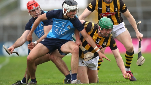 Martin Keoghan of Kilkenny in action against Dublin's Paddy Doyle
