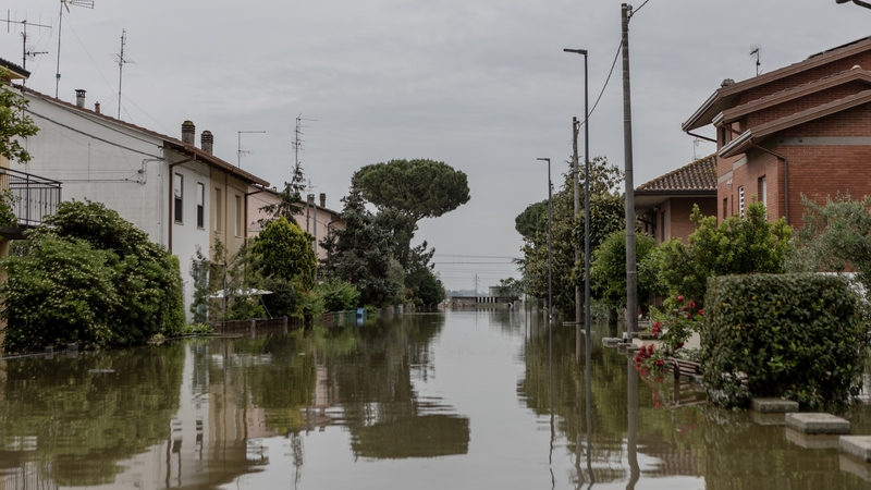 Violent downpours earlier this week killed 14 people, transforming streets in the cities and towns of the Emilia Romagna region into rivers