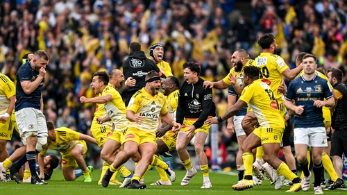 La Rochelle celebrate at the final whistle