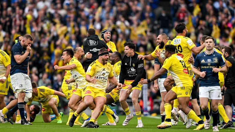 La Rochelle celebrate at the final whistle