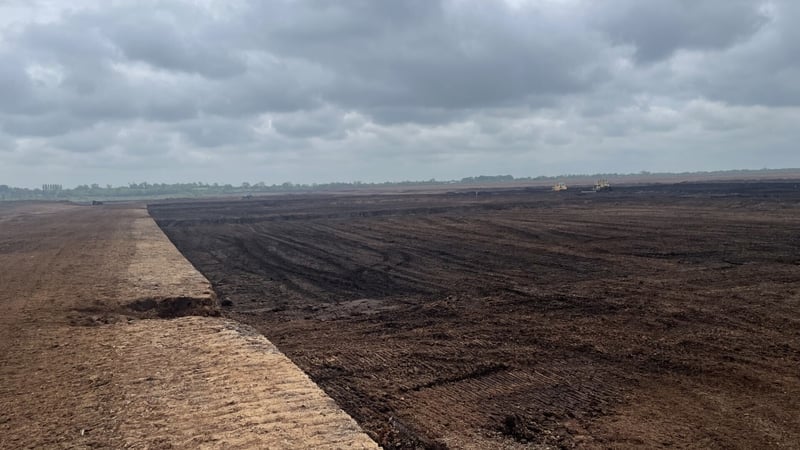 Re-wetting under way at Derries Bog
