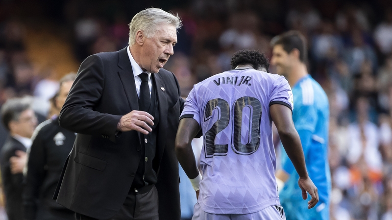 Vinicius was the target for racist abuse from Valencia supporters