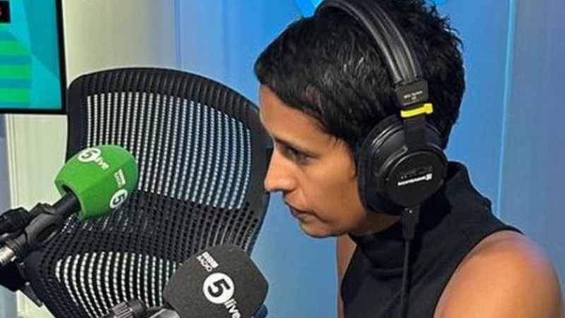 Naga Munchetty - "Right now, as I sit here talking to you, I am in pain, constant, nagging pain in my uterus, around my pelvis" Photo: BBC Radio 5 Live