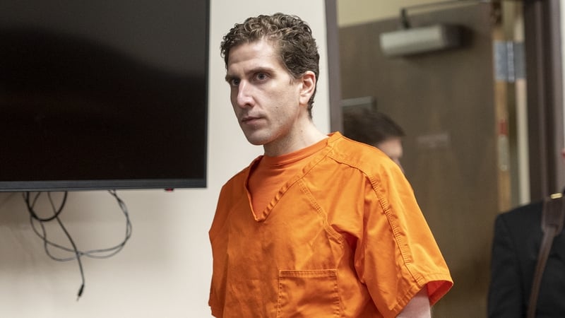 Bryan Kohberger enters the courtroom for his arraignment hearing in Latah County District Court in Moscow