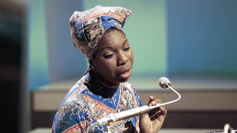 Nina Simone performing at BBC Television Centre in London in 1966