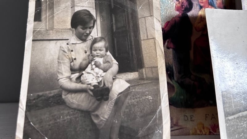 Philomena Cahill and her daughter Maria at Castlepollard mother and baby home in Westmeath