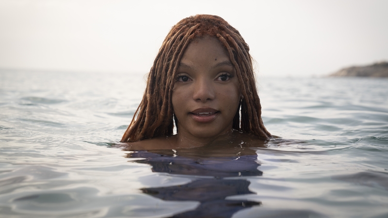 Halle Bailey stars as Ariel in the updated version of The Little Mermaid