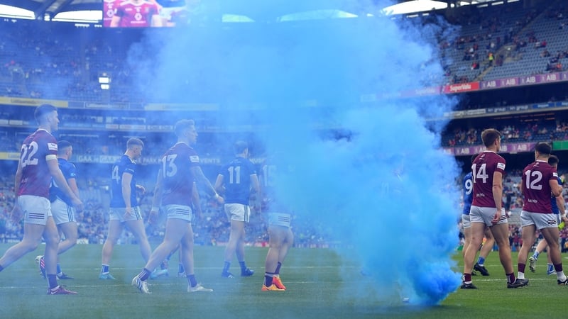 Smoke bombs and flares have become more commonly used in GAA